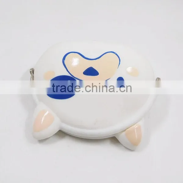 Top Selling Cartoon Style White Wallet Cute Silicone Dog Coin Purse photo-2