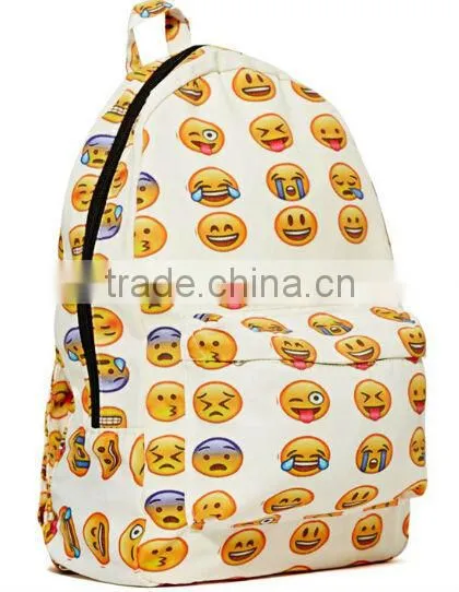 Plush Emoji Backpack/kids Plush Eomji Backpacks/cheap Promotional Emoji Backpack photo-3