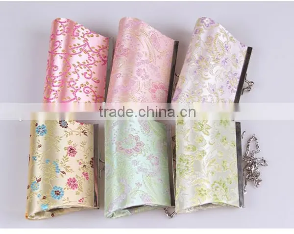 Colourful Silk Cloth Mini Bag Classical Bride Evening Bag photo-2