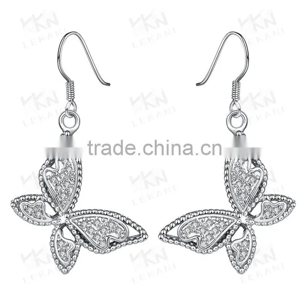 2015 Latest Buttery Indian Gold Plated Fashion Earring Designs for Young Girls photo-2