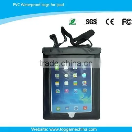 Pvc Waterproof Case for Ipad2/3/4/5 Neck Strap Case
