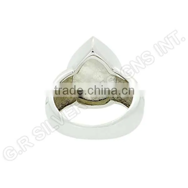 Rainbow Moonstone Gemstone Jewelry,925 Sterling Silver Women Rings Jewelry photo-4