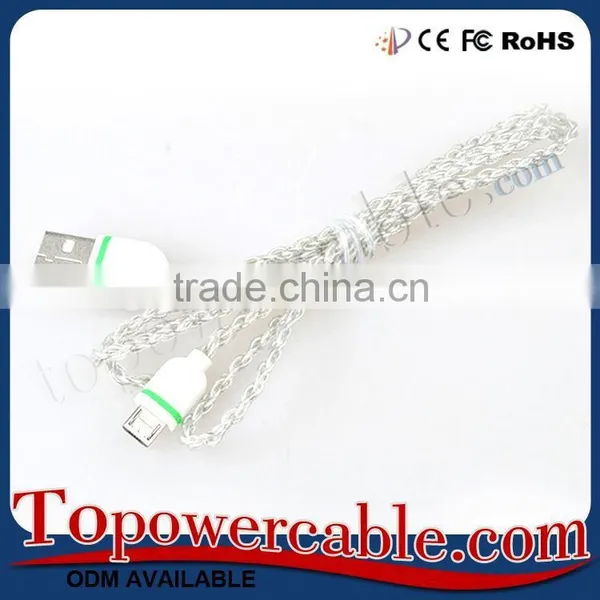 China Supplier High Speed Sync Transfer 24Awg Micro Usb Charging Cable photo-4