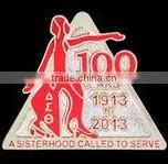 Wholesale Vnistar Delta Sigma Theta 100 Centennial Triangle Brooch Sorority Mascot Lapel