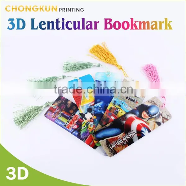 Custom Gift Lenticular Bookmark, 3d Bookmark With Tassel for Gift photo-3