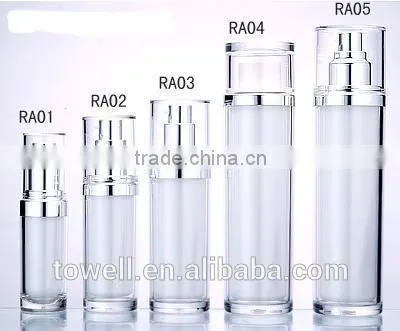 Acrylic Vacuum Airless Bottle,frosted Airless Bottle for Cosmetic 50ml 80ml 100ml photo-2