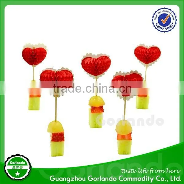 Decorative Paper Cocktail Stick Flag 65mm photo-2