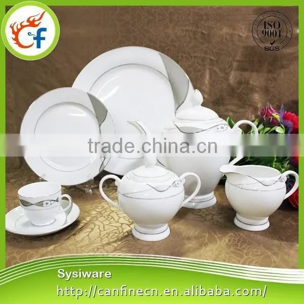 2015 Spring Fair New Design Fine Porcelain Tea Set With Flower Decal Printing,ceramic Tea Cup and Saucer photo-5