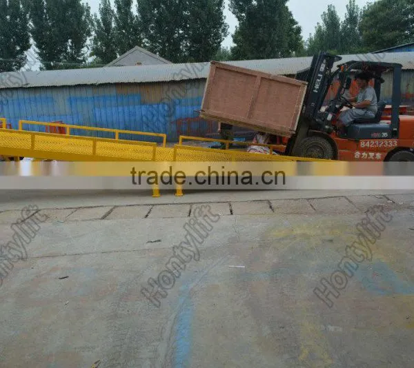 Hydraulic Mobile Loading Ramp Yard Ramp Used for Container photo-5
