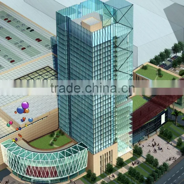 Point-fixing Glass Curtain Wall of Tempered Glass photo-4