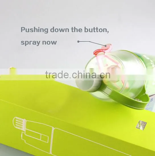 OEM New Design Mist Spray Sport Outdoor Water Bottle Side Handle photo-6