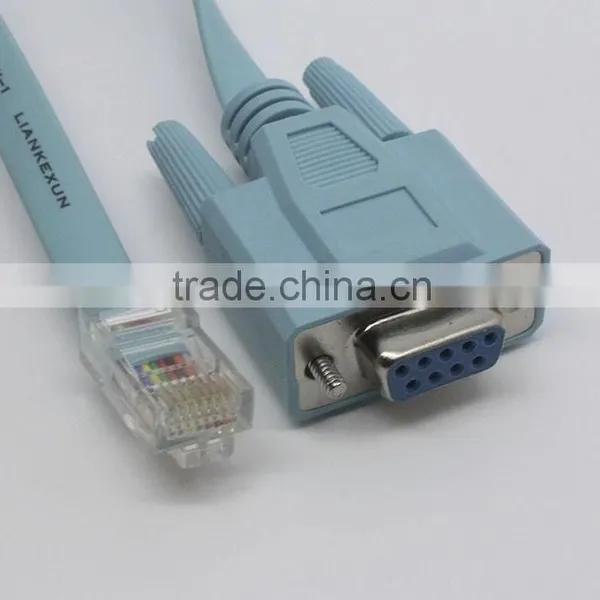 DB9F to RG45 Flat Cable photo-2