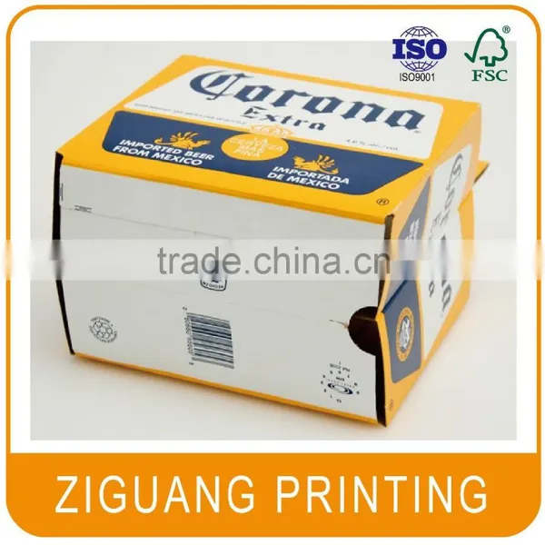 Custom Corrugated Beer Bottle Carton photo-2