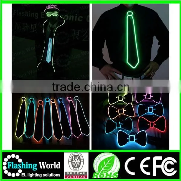 Newest Bright Luster Flashing Light Bow Tie photo-4
