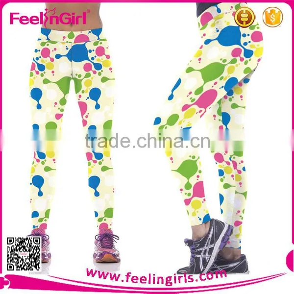 Accept Paypal Digital Print Women Sport Leggings Running Leggings Quality Choice photo-5