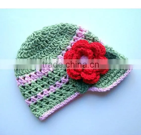 Stripe Knit Baby Hat Knitting Pattern