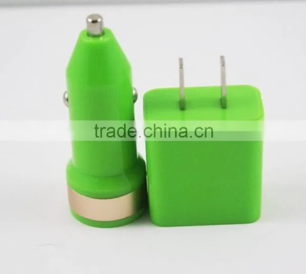 Factory Sell USB Travel Charger USB Home /Car Charger Set 5V 2.1A for IPhone 6 For Universal Phone photo-2