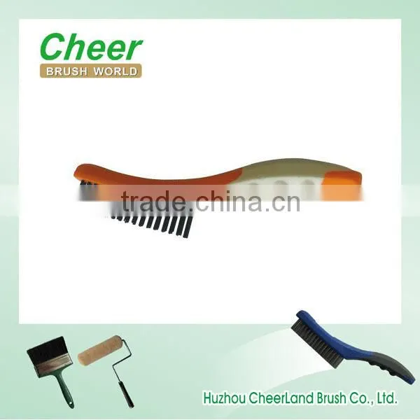 Wire Brush With Black Wire,plastic Handle.