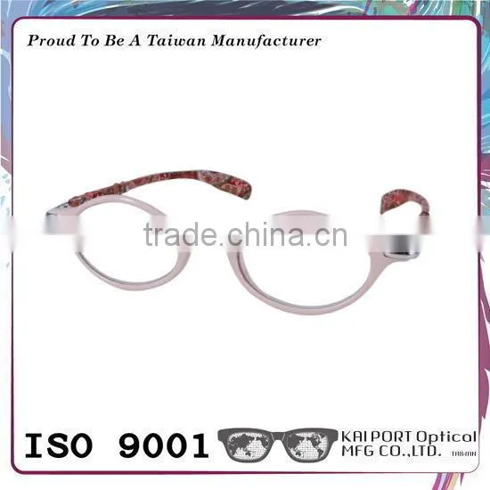 Retro Style With Pattern Temples and Metal Hinge Eyeglasses photo-3