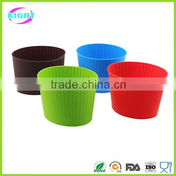 Silicone Rubber Coffee Cup Lid and Sleeve photo-3