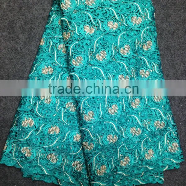 Colorful Fancy Lace Wedding Dress Lace With High Quality photo-6