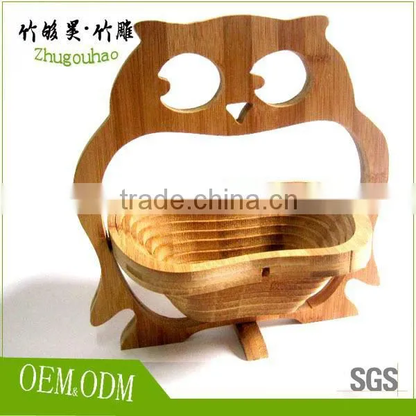 Cheap Price and High Quality Bamboo Fruit Basket for Gift photo-6