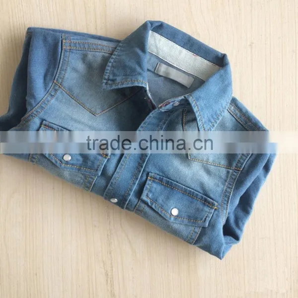 Factory Baby Clothes Wholesale Autumn Washed Jacket Baby Boy Jeans Jacket photo-6