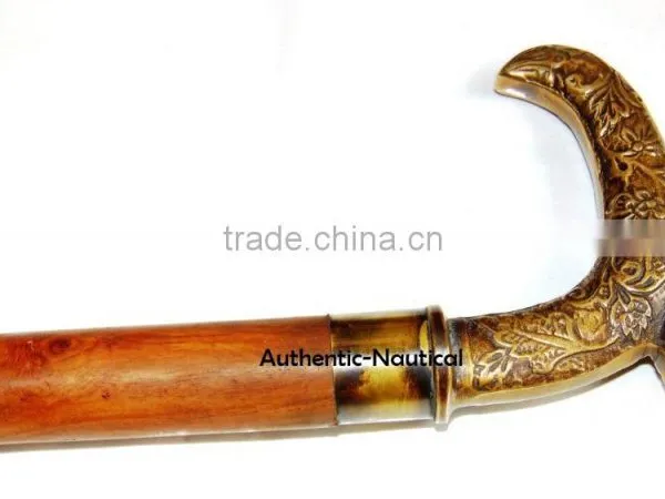 ANTIQUE VINTAGE BIRD HANDLE WALKING CANES-DECORATIVE CANES-BEAUTIFUL WALKING CANES Wk1175 photo-4