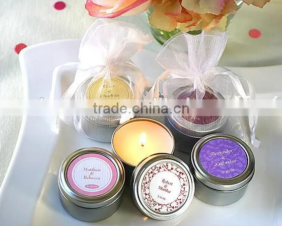 Wholesale Tin Box Round Scented Candles Natural Soy Wax Tin Candle 6*4cm Height XM-T005 Quality Choice