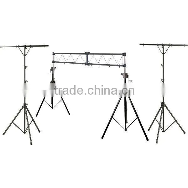 Cheap LED Stage Lighting Air Cushion Audio dj Black Aluminum Bridge Light Stand photo-4