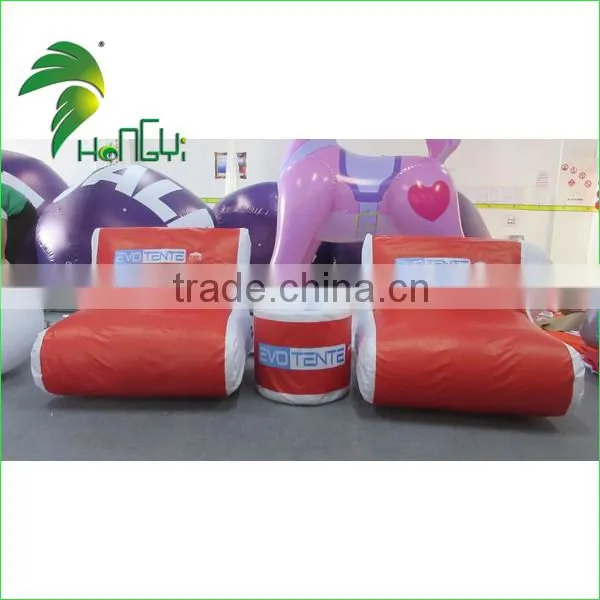 2016 Hot Sale High Quality PVC Inflatable Sofa Chair With Custom Made Logo Printed , Inflatable Chair For Sale photo-6