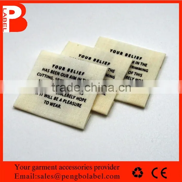 Eco-Friendly Custom Printed Clothing Polyester Satin Garment Printing Lable Quality Choice photo-3