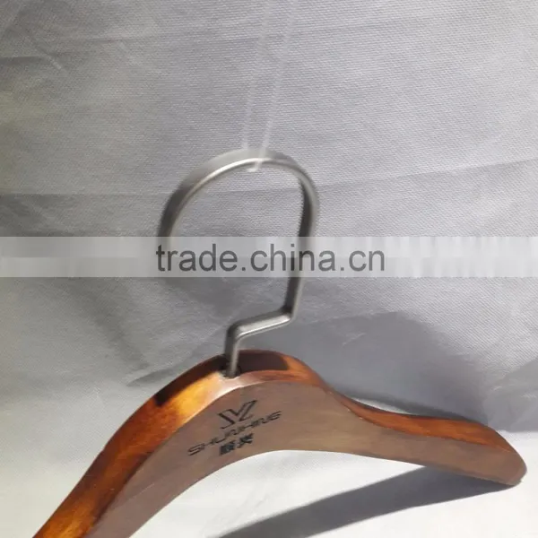 Coats Clothing Type and Wooden Material Clothing Hanger photo-4