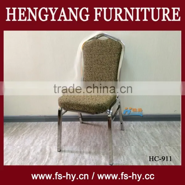 HC-928 Wholesale High Quality Brushed Stainless Steel Dining Chair Banquet Chair photo-2