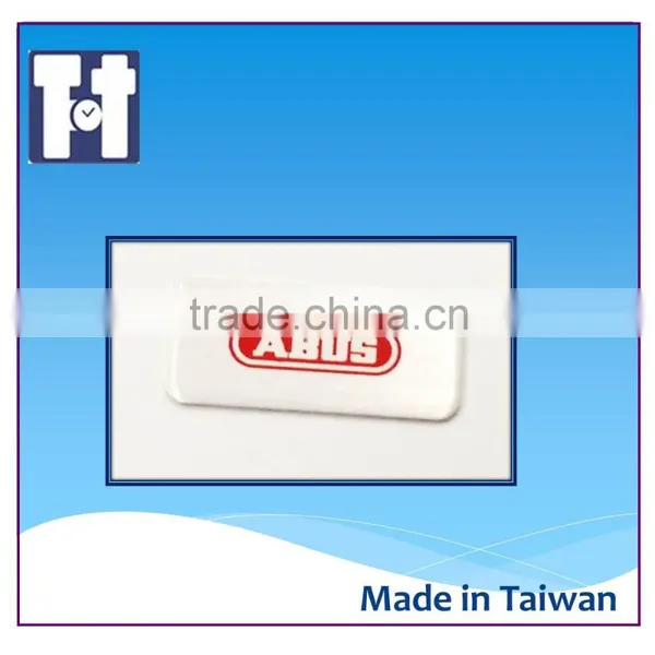 Carmine Car Epoxy Classical Metal Aluminum Sticker photo-5