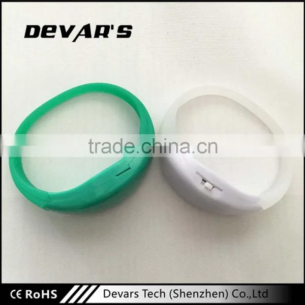 Brand Name Festival Plastic Event Wristbands Lights With Customized Logo photo-2