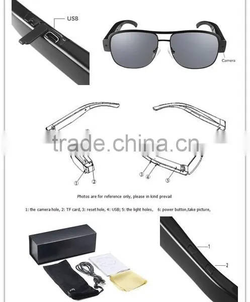 New Stylish Mini Camera Sunglasses Diver for Hiking Sunglass photo-6