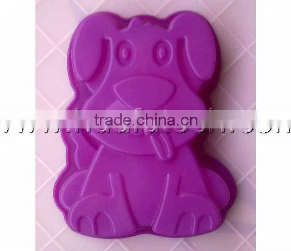 Lovely Cartoon Animal Silicone Heart Cake Mold