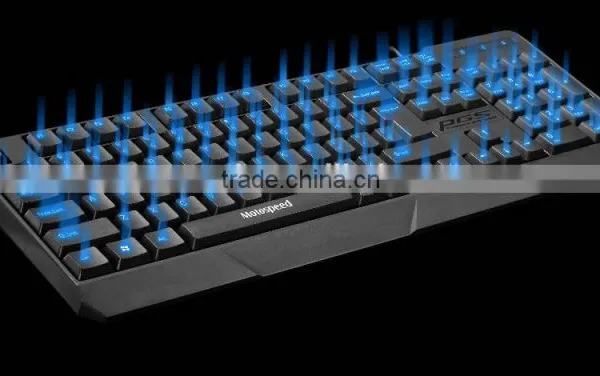 USB 7 Colors Colorful LED Illuminated Ergonomic Backlight Gaming Wired Keyboard for Laptop PC photo-3