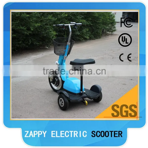 6~8h Charing Time 40~60km Range per Charging 3 Wheels Electric Scooter European Standard