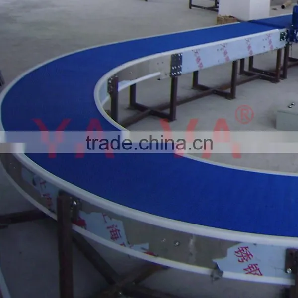 180 Degree Modular Conveyor / Modular Plastic Conveyor Belt Line photo-3