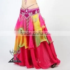 New Discount Belly Dance Layered Skirts or Dress for Women, Hot Belly Dance Wear and Costumes QC1107 photo-2