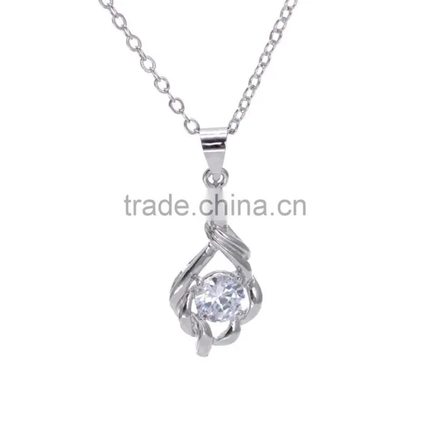 Wholesale Beautiful Cubic Zirconic Charm Necklace