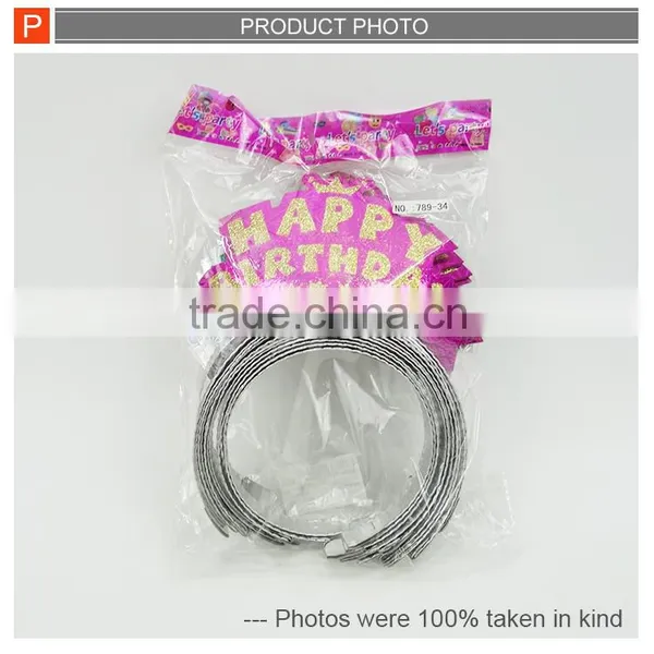 Happy Birthday Party Toys Girl Headband Crown 12pcs photo-6