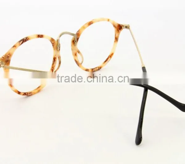 China Manufacturer Vintage Eyeglasses With Stainless Steel Temple photo-4