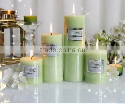 Personalized Pillar Wax Candles for Holiday Celebrations