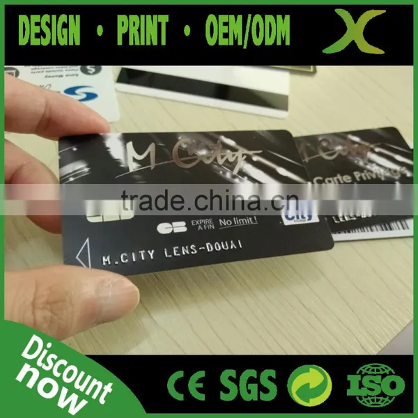 Provide Design~~!!! High Quality Smart S50 RFID Card/ PVC Plastic Business Credit Card With Chip and Magnetic Strip photo-2