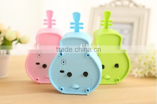 Jjuitar Design Mini Digital Alarm Clock /digital Desk Clock/dugital Table Clock photo-3