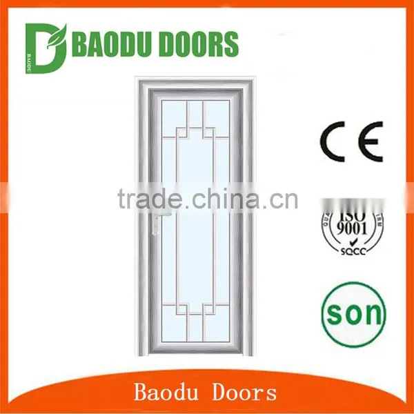 Low Glass Interior Swing Doors Soundproof Aluminum Glass Door photo-6
