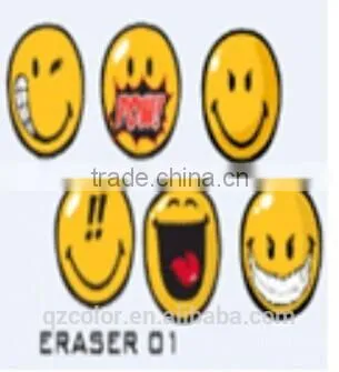 Soft creative Eraser,smile erasers